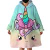 Magical Horn Hoodie Wearable Blanket WB1506