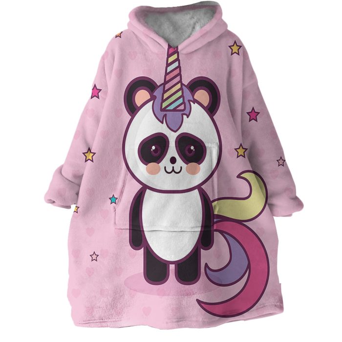Magical Panda Hoodie Wearable Blanket WB2121 1