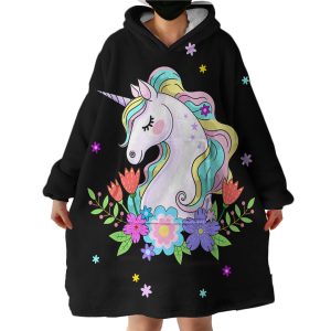 Magical Unicorn Hoodie Wearable Blanket WB1450