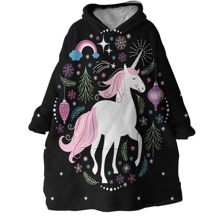 Magical Unicorn Hoodie Wearable Blanket WB1913 1