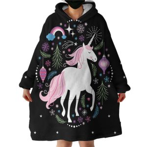 Magical Unicorn Hoodie Wearable Blanket WB1913