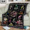 Mama Saurus Dinosaur Blanket - Sherpa Blanket Fleece Blanket Birthday Gift