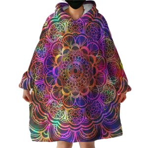 Mandala Hoodie Wearable Blanket WB1366