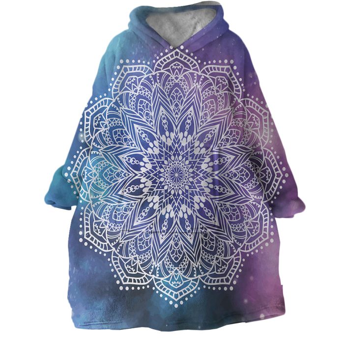 Mandala Hoodie Wearable Blanket WB2086 1