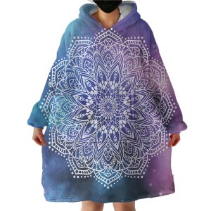 Mandala Hoodie Wearable Blanket WB2086