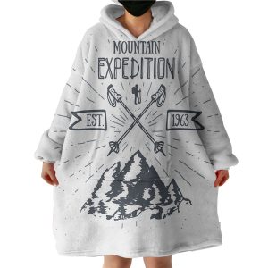 Mountain Expedition Hoodie Wearable Blanket WB0960
