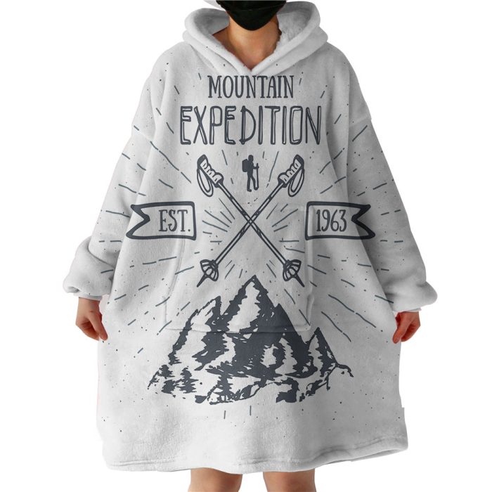 Mountain Expedition Hoodie Wearable Blanket WB0960