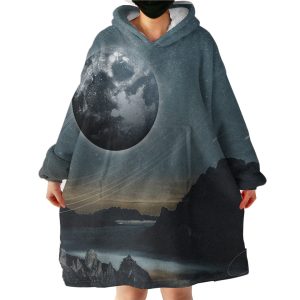 Mountain Under The Planet Hoodie Wearable Blanket WB1243
