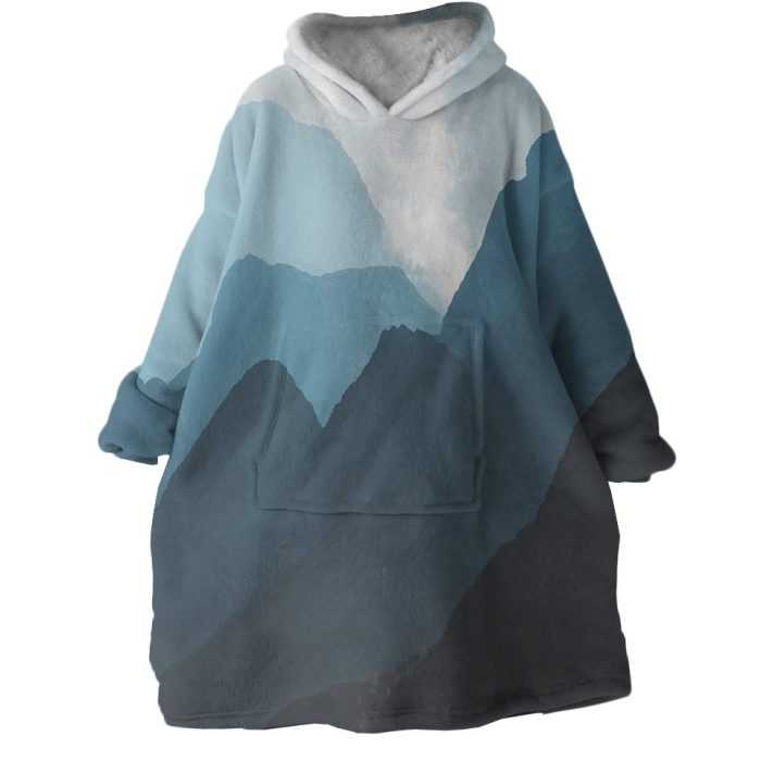 Mountains Hoodie Wearable Blanket WB1055 1