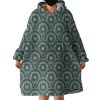 Multi Vintage Mandala Full Screen Hoodie Wearable Blanket WB0339
