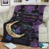 My Granddaughter Once Upon A Time There Was A Little Girl Who Stole My Heart Gift From Grandma Fleece Blanket Sherpa Blanket