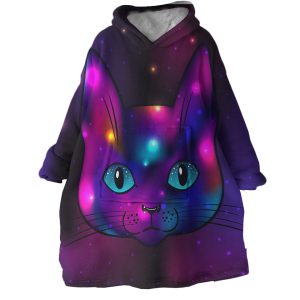 Mystique Cat Hoodie Wearable Blanket WB1752 1