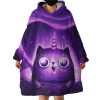 Mystique Meow Hoodie Wearable Blanket WB1741