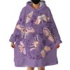 Night Moths Hoodie Wearable Blanket WB1532