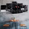 Nissan Skyline GTR Black Car Canvas 5 Piece Five Panel Print Modern Wall Art Poster Wall Art Decor