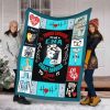 Nurse Tough Enough To Be A Cna Blanket - Birthday Gift For Anniversary Day Sherpa Blanket Fleece Blanket