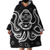 Octopus Hoodie Wearable Blanket WB2100
