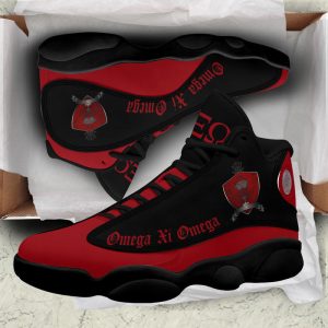 Omega Xi Omega Military Fraternity Sneakers Air Jordan 13 Shoes 1
