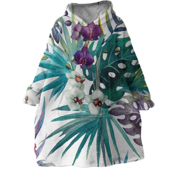 Orchid Hoodie Wearable Blanket WB1335 1