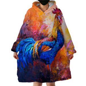 Painted Chook Hoodie Wearable Blanket WB1676