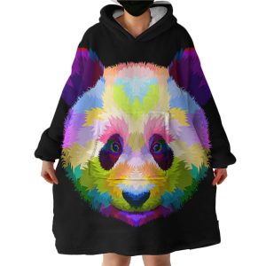 Panda Hoodie Wearable Blanket WB2092