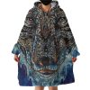 Panther Hoodie Wearable Blanket WB1788