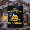 Peanuts Great Pumpkin Believer Since 1966 Halloween Personalized Garden Flag House Flag Double Sided Home Design Outdoor Porch