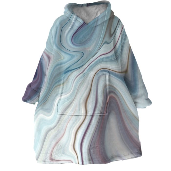 Pearly Stream Hoodie Wearable Blanket WB0429 1