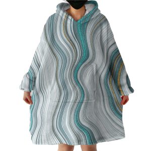 Pearly Stream Hoodie Wearable Blanket WB1229