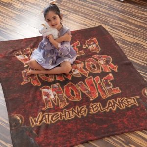 Personalized Blanket Horror Movie Blanket Halloween Blanket Fleece Blanket Sherpa Blanket Gift 1