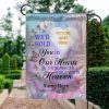 Personalized Memorial Garden Flag We'll Hold You In Our Hearts Butterfly For Dad Mom Someone Custom Memorial Gift
