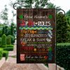 Personalized Swimming Pool Flag For House Beach House Pool Spool Rules Garden Flag Brown