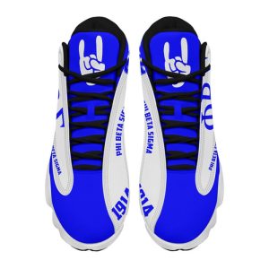 Phi Beta Sigma Bleed Blue Sneakers Air Jordan 13 Shoes 1