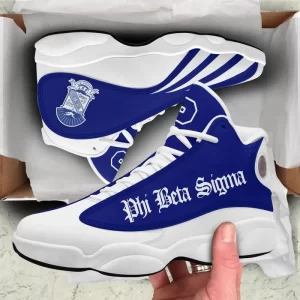 Phi Beta Sigma Style Sneakers Air Jordan 13 Shoes 3