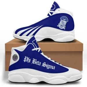 Phi Beta Sigma Style Sneakers Air Jordan 13 Shoes 4