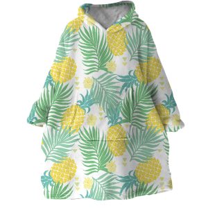 Pineapple Hoodie Wearable Blanket WB2059 1