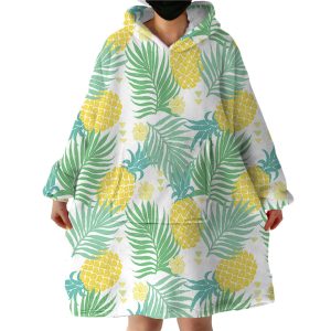 Pineapple Hoodie Wearable Blanket WB2059