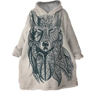 Pixie Wolf Hoodie Wearable Blanket WB0413 1
