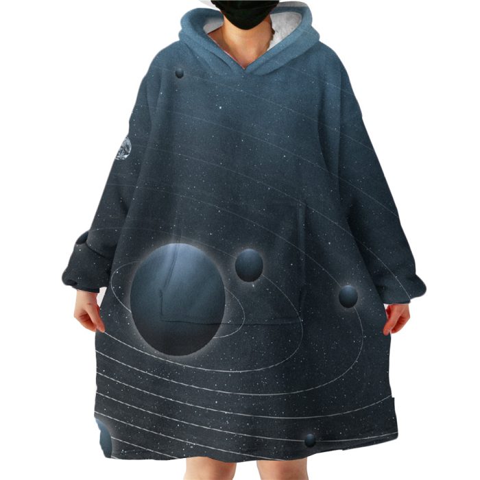 Planet Earth Hoodie Wearable Blanket WB1252