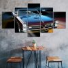 Pontiac GTO 1967 Luxury Car Canvas 5 Piece Five Panel Print Modern Wall Art Poster Wall Art Decor