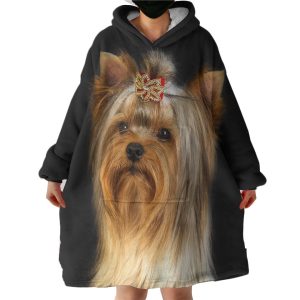 Pretty Dog Hoodie Wearable Blanket WB1231