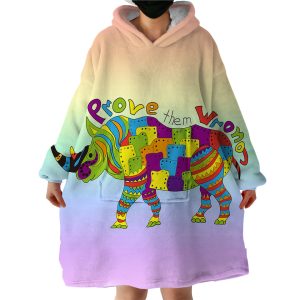 Prove Them Wrong Hoodie Wearable Blanket WB1840