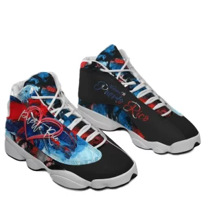 Puerto Rico Art Sneakers Air Jordan 13 Shoes 1