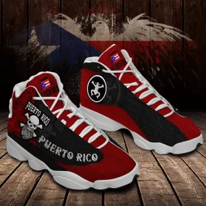 Puerto Rico Fashion Skull Sneakers Air Jordan 13 Shoes