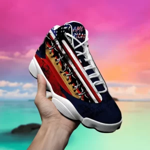 Puerto Rico Flag Art Sneakers Air Jordan 13 Shoes 1