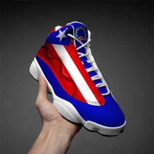 Puerto Rico Flag Different Sneakers Air Jordan 13 Shoes 1