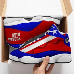 Puerto Rico Flag Different Sneakers Air Jordan 13 Shoes 2