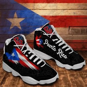 Puerto Rico Flag Modern Sneakers Air Jordan 13 Shoes 2