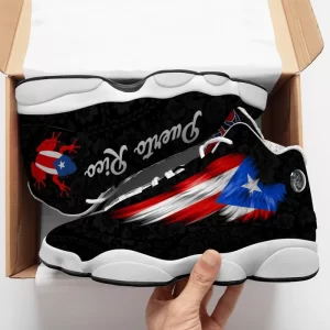 Puerto Rico Flag Modern Sneakers Air Jordan 13 Shoes