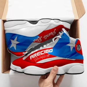 Puerto Rico Flag Sneakers Air Jordan 13 Shoes 2 1